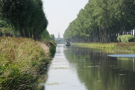 Beautiful and peaceful river. - relaxing, peace, paradise, water, greenery