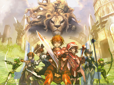 Fantasy Earth Zero - fighter, game, anime, sword, fantasy earth zero, hd, legend, lion, action, video game