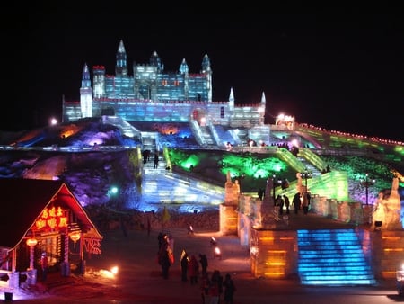 Harbin Ice Festival - harbin, ice, abstract, china, ice sculpture, photography