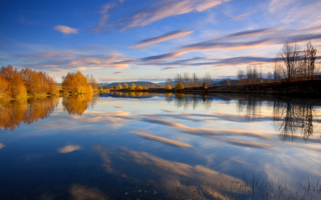 beautiful reflection - scenic, gorgeous, beautiful, view