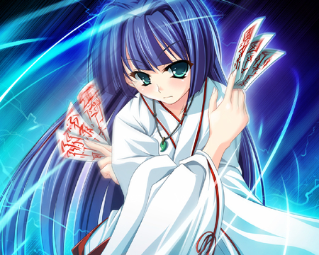 Shikagami - shikigami, beauty, wall, game, hime kami, new, girl