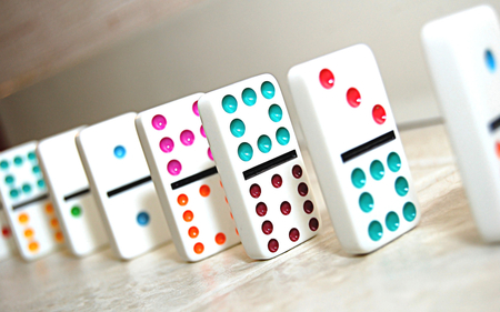 Dominos Anyone? - colorful, play, game, dominos