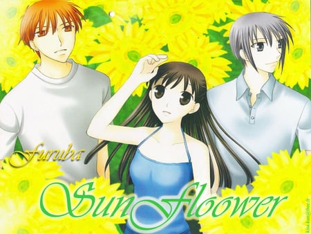 We are here together - boy, girl, anime, fruits basket