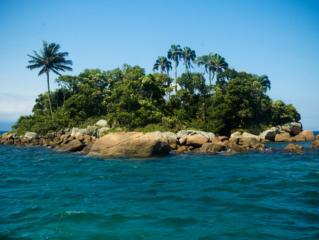 Island - nature, island, lake, tree