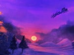 Purple sky