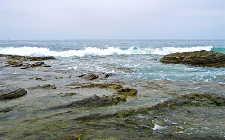 Waves - waves, oceans, nature, rocks