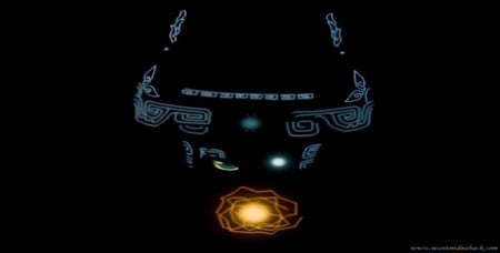 Midna in twilight - twilight princess, midna, light ball, twilight, zelda, video games, light