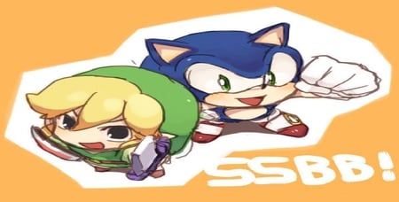 Super Smash Bros. Brawl-Sonic and toon Link Rock!!-For Sonic-Toon