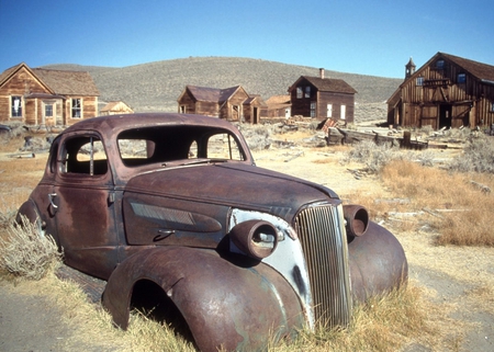 Ghost town - nature, ghost, town, beautiful