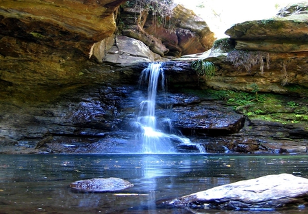 Waterfall - nature, waterfall, other, beautiful