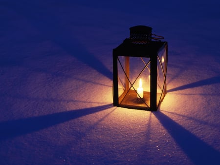 Lantern - abstract, candle, night, light, lantern