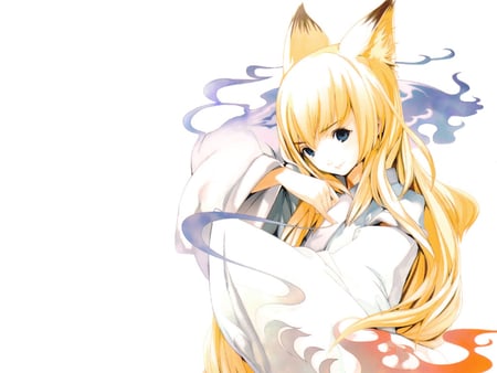 Anime girl - neko, aura, cute, lovely, sweet