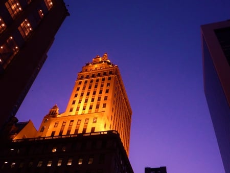 New york alight. - skyscrapers, photos, new york, buildings