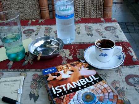 Istanbul cafe - coffee, menu, smoke, water, istanbul, rest