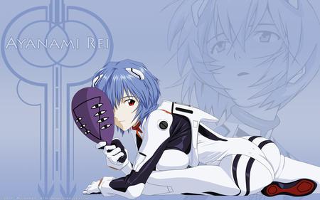 Ayanami Rei - neon genesis evangelion, pretty girl, anime, ayanami rei, short hair, cute, anime sexy girl