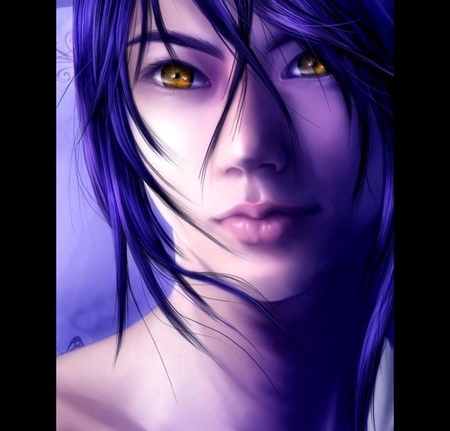 Koji Pretty Boy Close Up - pretty, fantasy, anime, digital art, eye, face