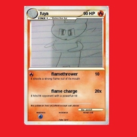 my own pokemon card and pokemon