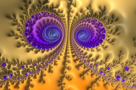 3D EYE'S - fractal, abstract, eyes, 3d