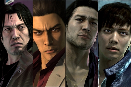 Yakuza 4 - Saejima - Kiryu - Akiyama - Tanimura - saejima, tanimura, ryu ga gotoku, kiryu, kamurocho, akiyama, yakuza