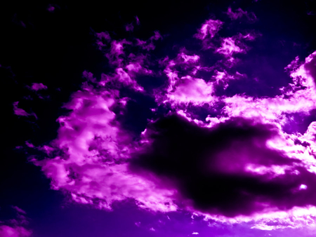 in_a_fantasy_dream - nature, purple, sky, clouds