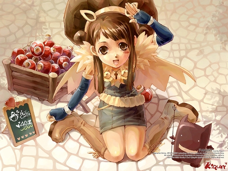 Ragnarok Online â™¥ Alchemist â™¥ - ragnarok online, alchemist, apples, anime, diabolic, goat cap