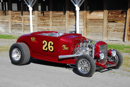 29 Roadster - red, 26, hot rod, custom