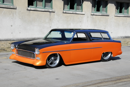 55 Nomad - bowtie, gm, chevy, custom