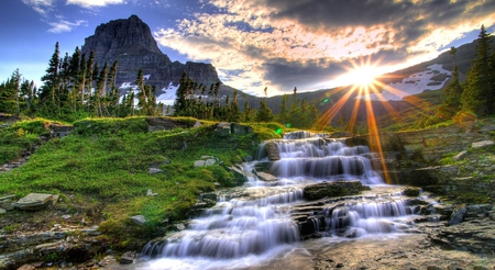 Waterfall - nature, waterfall, other, beautiful