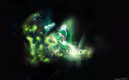 Pokemon Gallade - pokemon, wallpaper, gallade, gardevoir