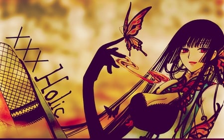 XXXholic - beautiful, butterfly, black, colorful