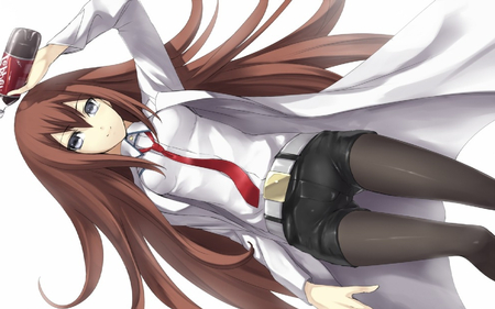 Makise Kurisu New - beauty, girl, steins gate, tv show, vn, wall, anime, makise, new