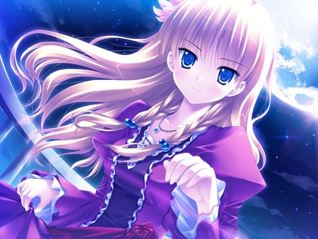 Beauty Rachel - beauty, girl, rachel, game, cg art, wall, nanairo kouro, new