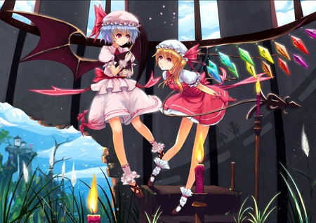 Sister Saccubus - game, anime, beauty, saccubus, touhou, sister, classic, new, wall