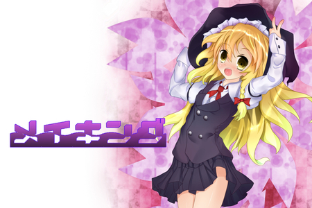 Marisa Hotti Wich - pretty, game, anime, wich, hotti, touhou, classic, new, wall, marisa