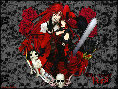 The color red - red, blood, death, reaper