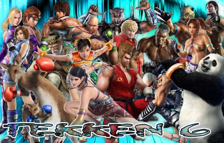 Tekken Family - tekken, fighters, video game, family