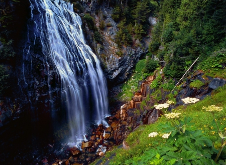 Waterfall - nature, waterfalls, other, beautiful