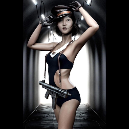 S-FORCE - beauty, sexy, hot, girl, weapon, cg, babe