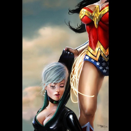 Wonder Woman - cg, dc comics, girl, fight, action, wonder woman