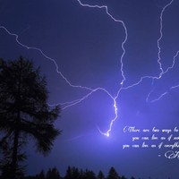 Miracle of Lightning (Quoted Wallpaper)