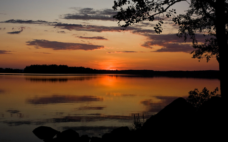 Sunset - sunsets, nature, sky, red