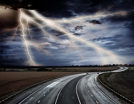 Lightning - nature, lightning, beautiful, sky