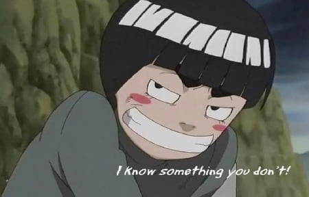 more like you saw sakura naked - rocklee, holloween, scaryface, creepy