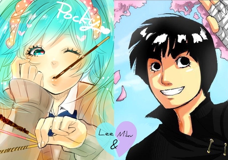 omg :| - candy, rocklee, poky, wish, miku, myfav