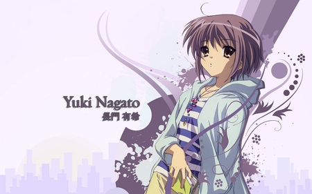 Yuki Nagato - yuki, nagato, anime, anime girl, cute