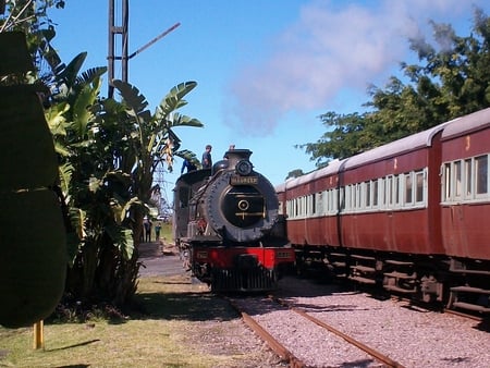 Turn Around at Bothas Hill - steam, locomotive, umgeni, kzn