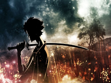 Samurai New - wall, 2011, samurai, anime, champloo, new