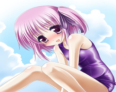 Minato Tomoka - anime, ln, minato, beauty, ro-kyu-bu, new, wall, tv show