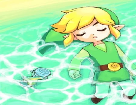 Drifting along time - legend of zelda, toon link, phantoms hourglass, video games