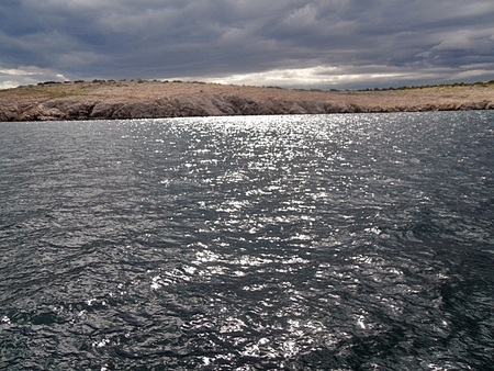 Silver sea - clouds, landscape, sea, croatia, adriatic